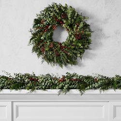 Fragrant Berry Live Wreath &amp; Garland