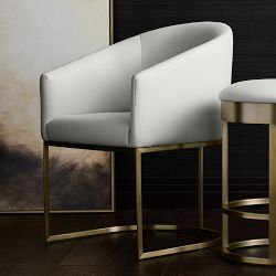 Bradley Upholstered Curved Back Dining Armchair