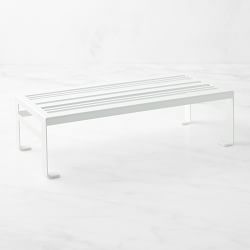 OPEN BOX: Hold Everything Metal Powder Coat Shelf Riser, Large