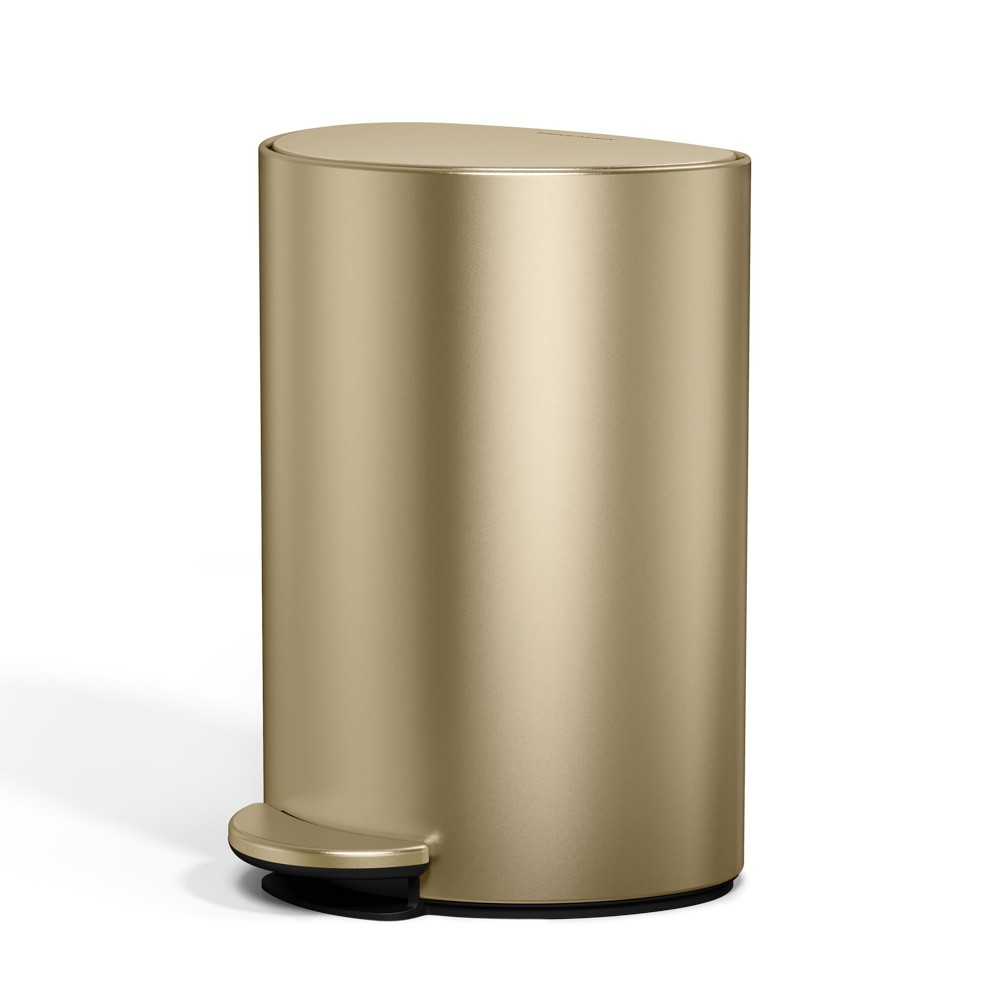 simplehuman™ 6L Semi Round Step Trash Can