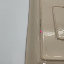 OPEN BOX: Sicily Ceramic Rectangular Platter, Yellow