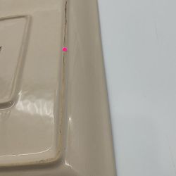 OPEN BOX: Sicily Ceramic Rectangular Platter, Yellow