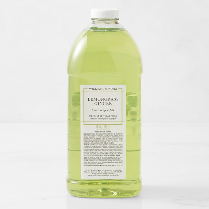 Williams Sonoma Lemongrass Ginger Hand Soap Refill, 68oz.
