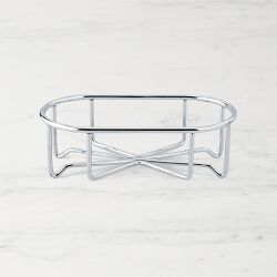 Stainless-Steel Two-Bottle Caddy