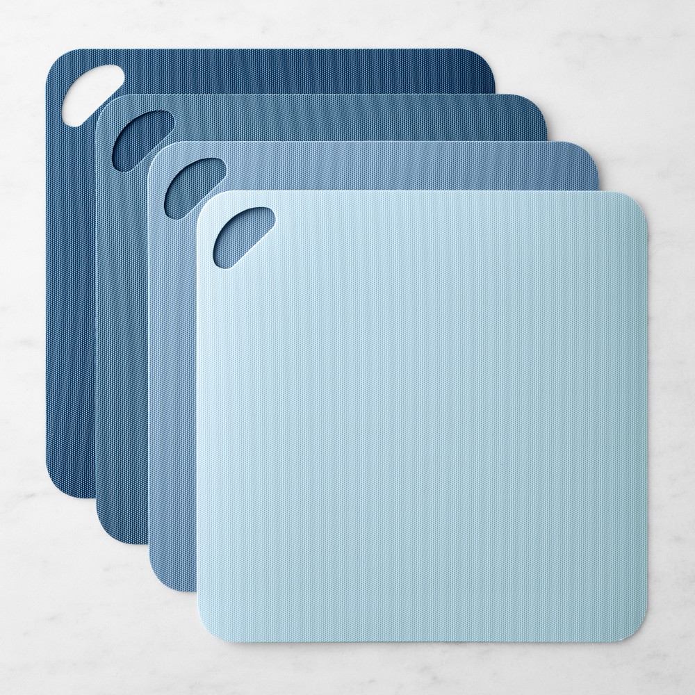 Dexas Flex Mats Blue Tones, Set of 4 - Set of 4