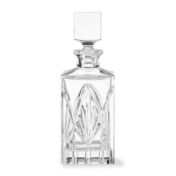 Carafe à Whisky En Cristal – Avec Bouchon – Hauteur 8 3/8 Pouces – Occasion