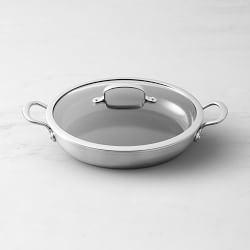 GreenPan™ Premiere Stainless-Steel Ceramic Nonstick Braiser, 4 1/2-Qt.