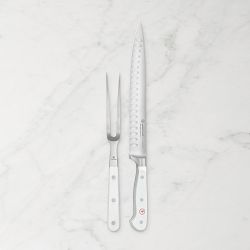 Wüsthof Classic 2-Piece Carving Set, White