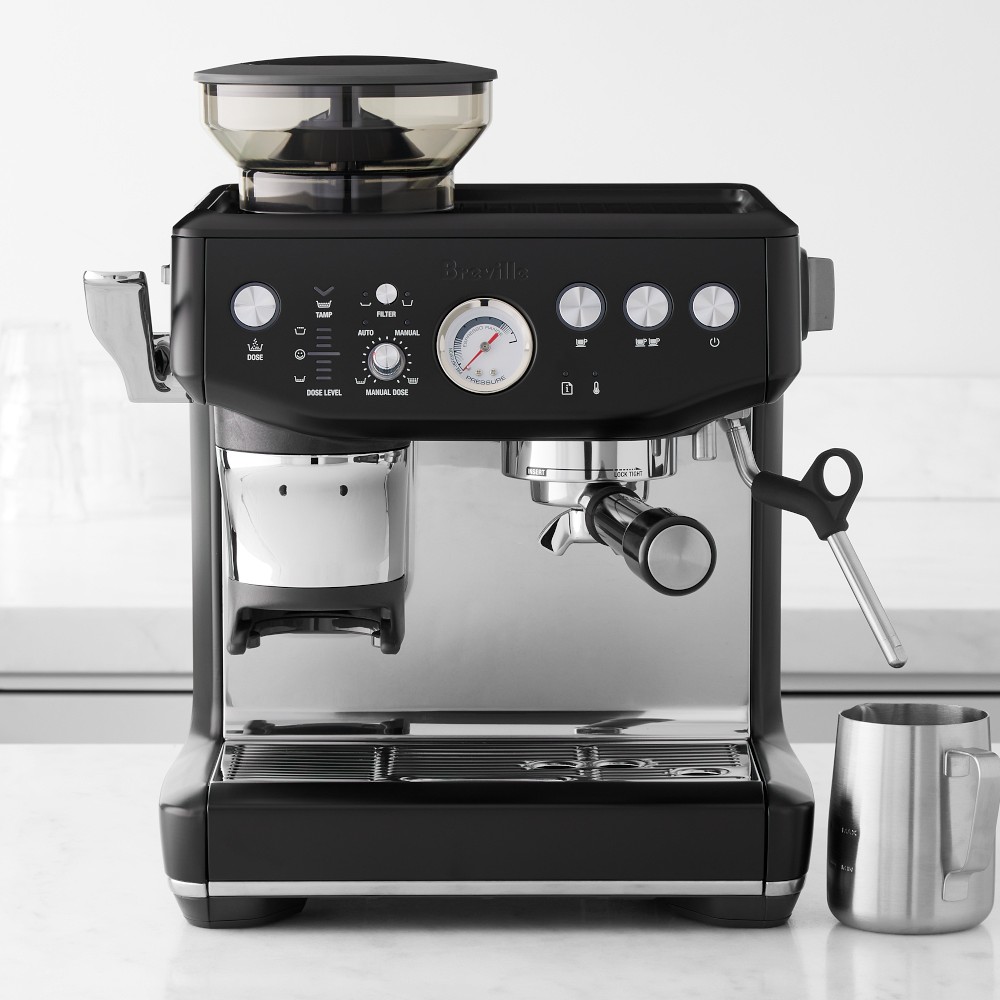 Breville Barista Express® Impress Espresso Machine - Black Truffle