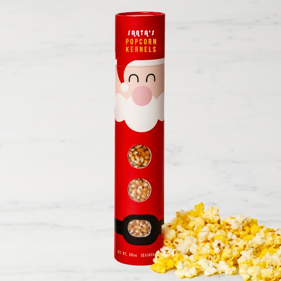 Santa's Popcorn Kernels Gift Tube
