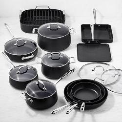 All-Clad HA1 Expert Hard Anodized Nonstick 19-Piece Cookware Set