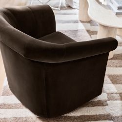 Arleta Roll Arm Swivel Chair
