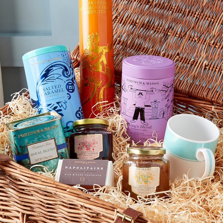 FORTNUM & MASON 125g 2缶セット Fortnum & Mason King's Tea Hamper | Premium Tea | Williams Sonoma