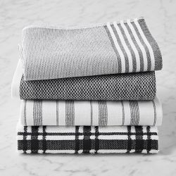 Williams Sonoma Multi-Pack Absorbent Towels, Set of 4, Jet Black
