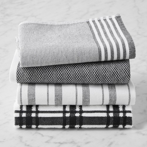 Williams Sonoma Multi-Pack Absorbent Towels, Set of 4, Jet Black