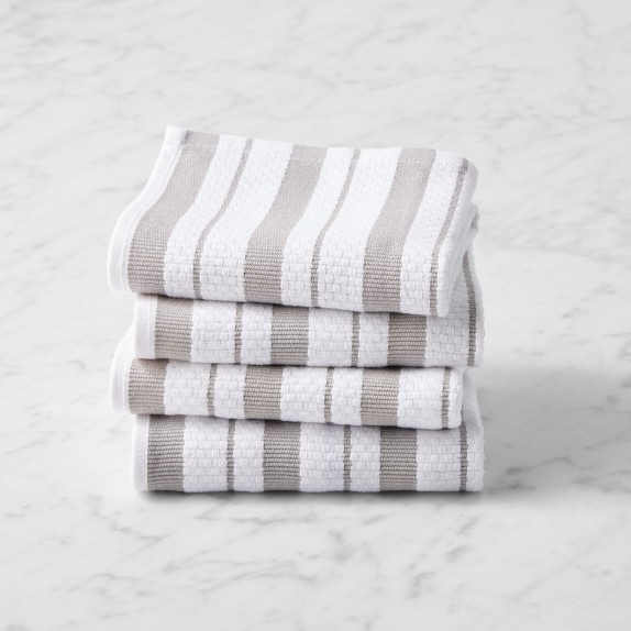 Williams Sonoma Classic Striped Dishcloths | Williams Sonoma