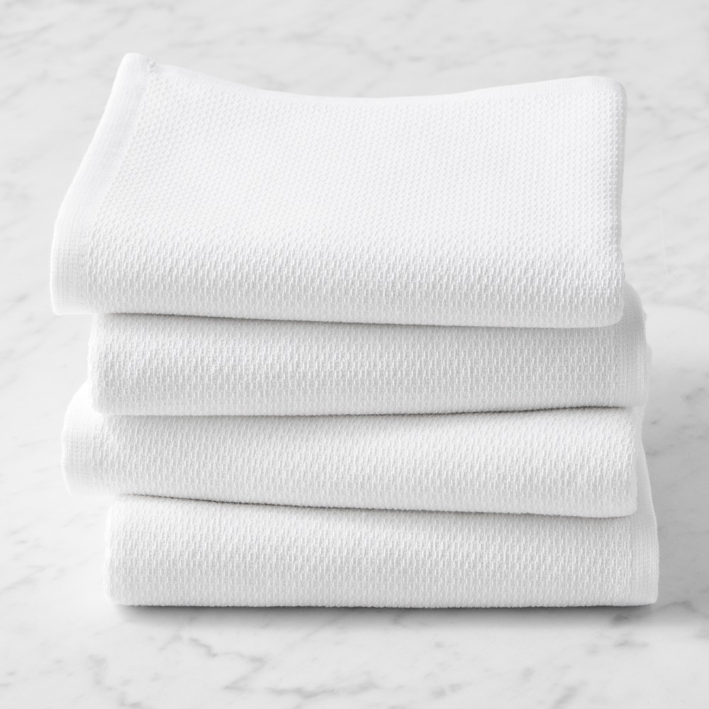 Williams Sonoma All Purpose Towels - Set of 4, White