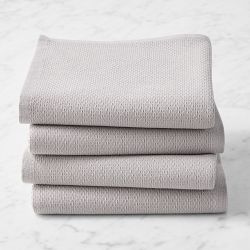 All Purpose Pantry Towels, Set of 4, Drizzle Grey