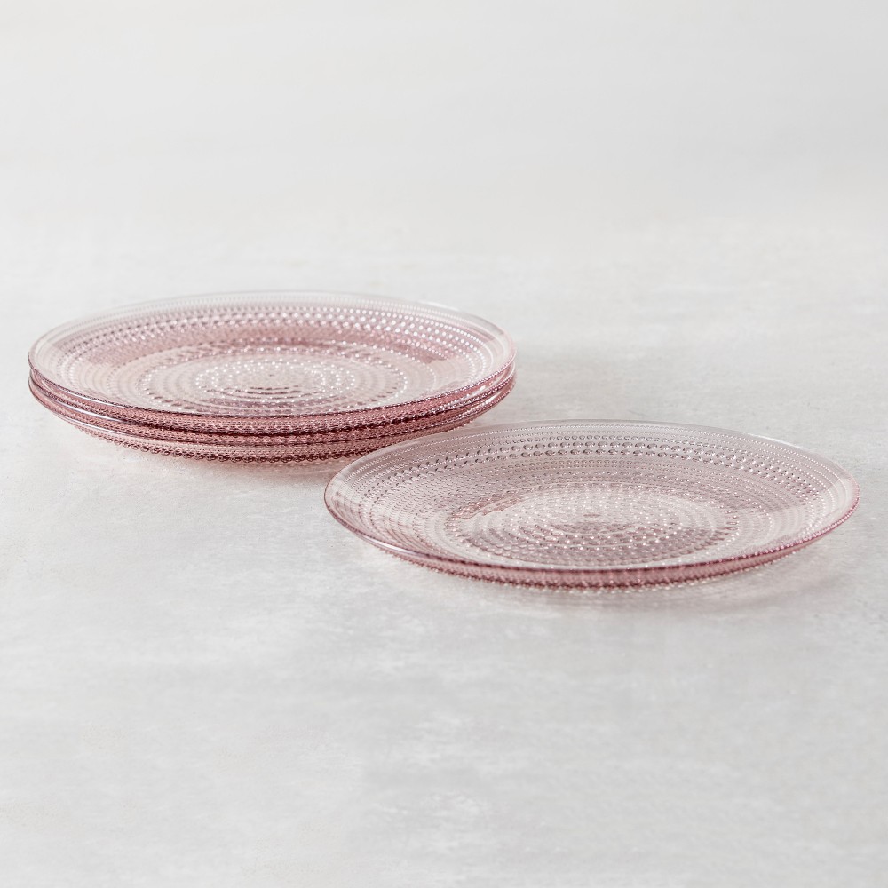 Fortessa Jupiter Salad Plates - Set of 8, Pink