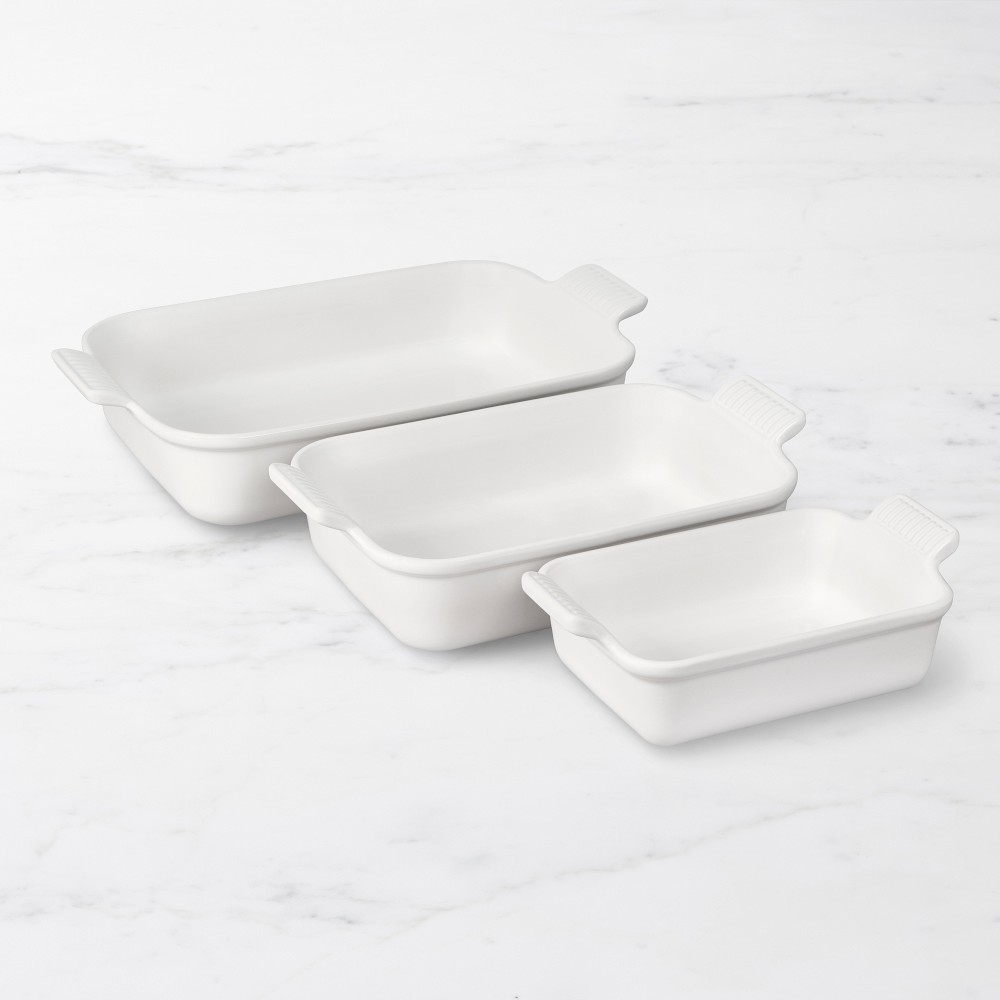 Le Creuset Heritage Open Rectangular Dishes, Set of 3 - Set of 3