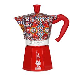 Bialetti Moka Dolce &amp; Gabbana Stovetop Espresso Maker, Carretto