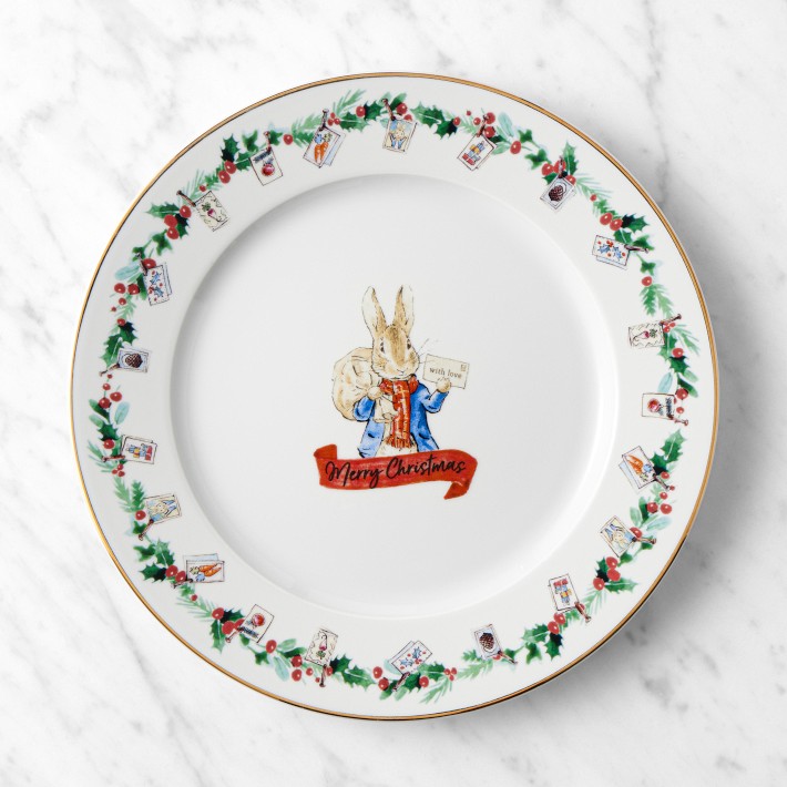 Peter Rabbit™ Christmas Dinner Plates | Williams Sonoma