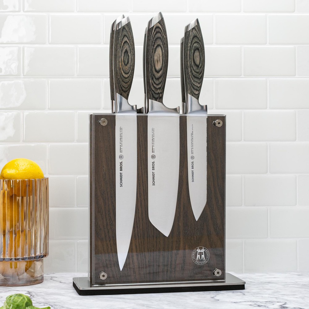 Schmidt Brothers Bonded Ash Knives, Set of 7 - Set of 7