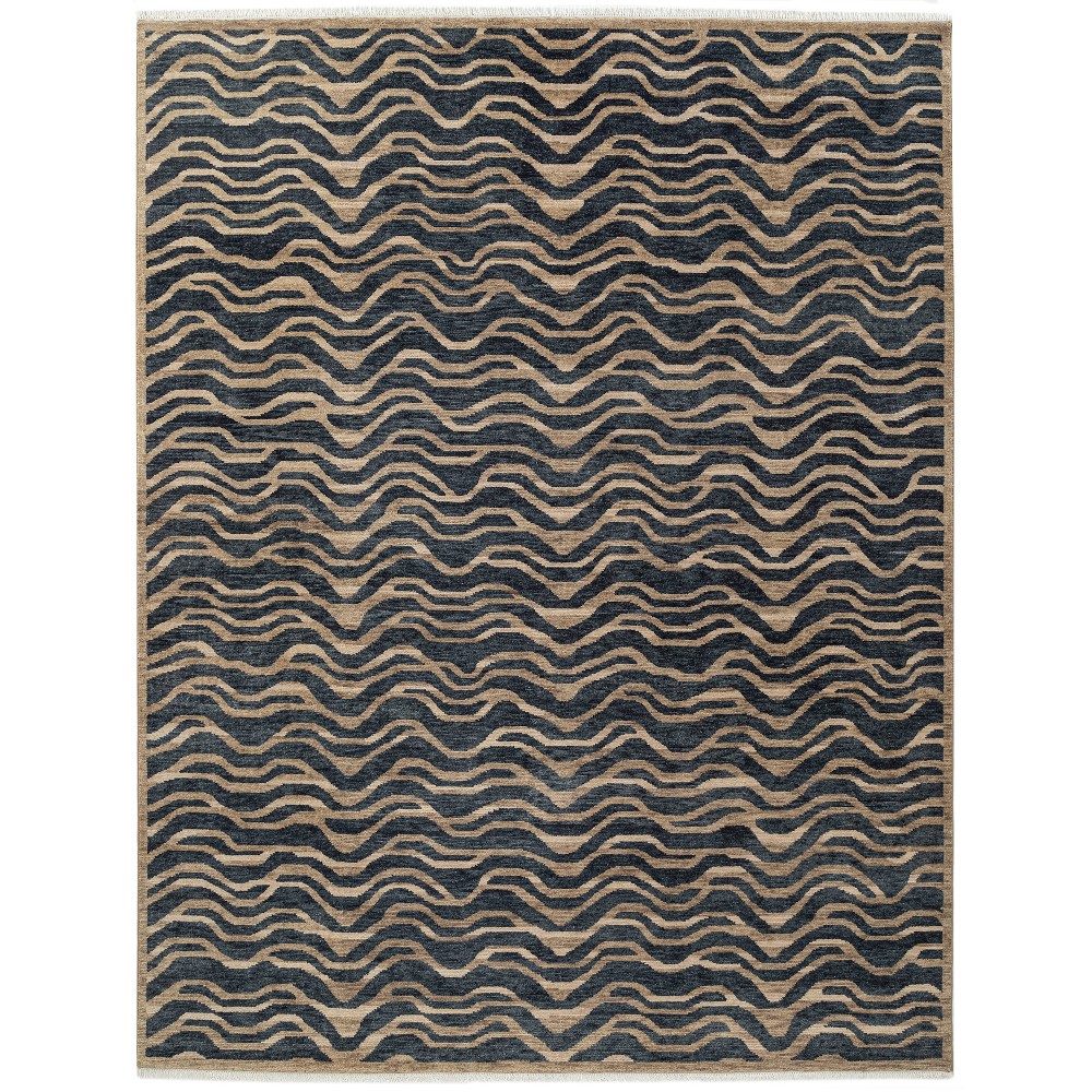 Tiger Stripe Hand Knotted Rug by Williams Sonoma Home
