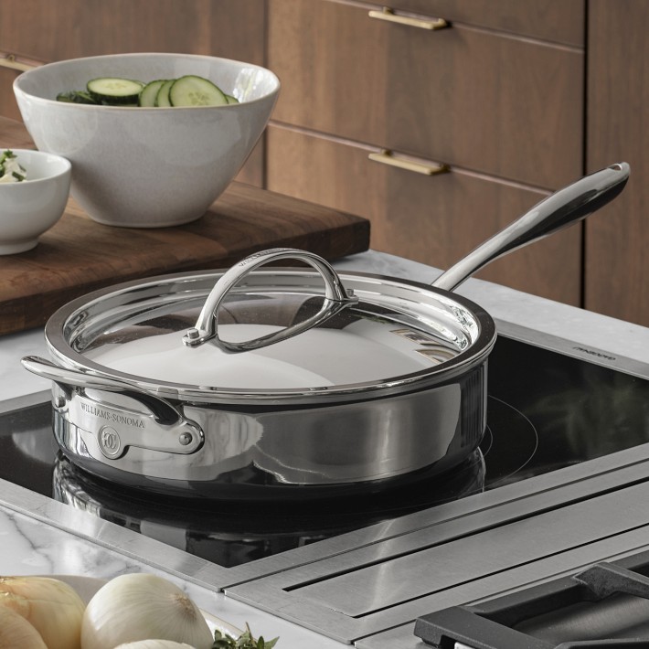 Williams Sonoma Signature Thermo-Clad™ Stainless-Steel Sauté Pan