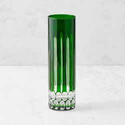 Wilshire Jewel Cut Glass Vase