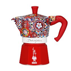 Bialetti Moka Dolce &amp; Gabbana Stovetop Espresso Maker, Carretto