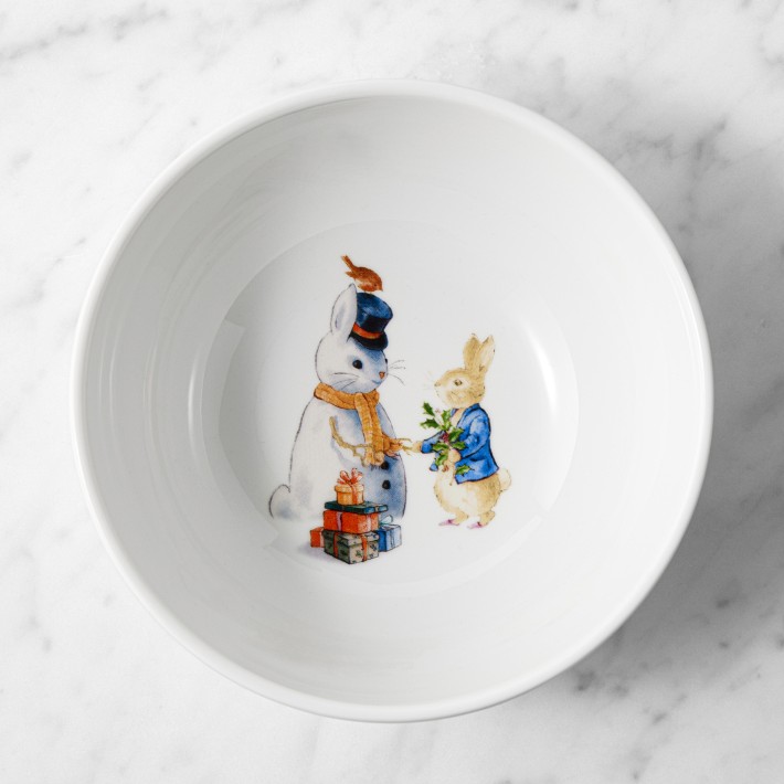 Peter Rabbit™ Christmas Cereal Bowls | Williams Sonoma