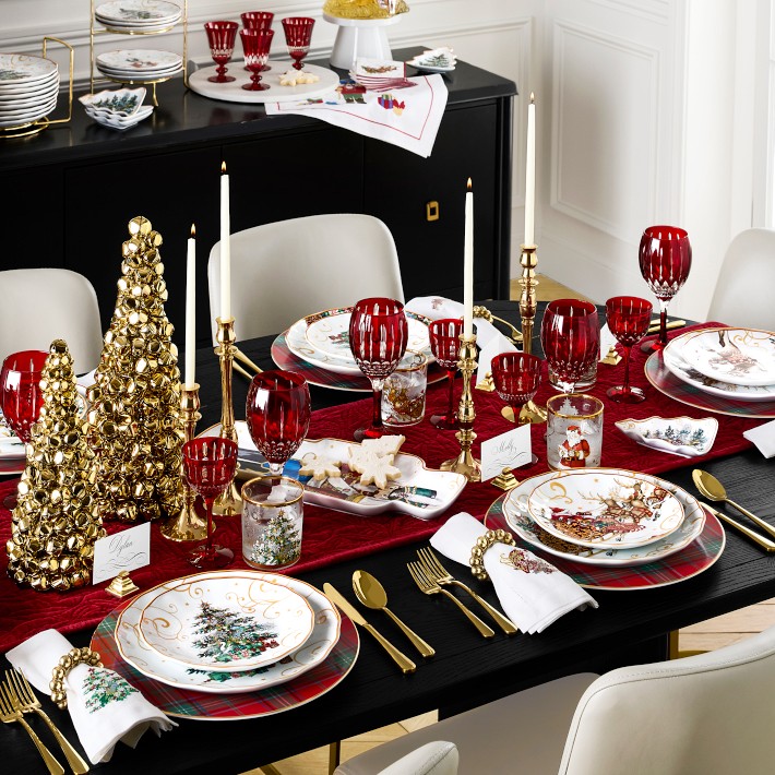 【新品】　WILLIAMS-SONOMA クリスマスプレート Twas the Night Before Christmas Nutcracker Platter | Williams Sonoma