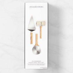 Williams Sonoma Olivewood Pizza Gift Set, 3-Piece Set