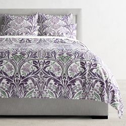 Morris &amp; Co. x Williams Sonoma Home Blue Bell Duvet Cover &amp; Shams, Plum
