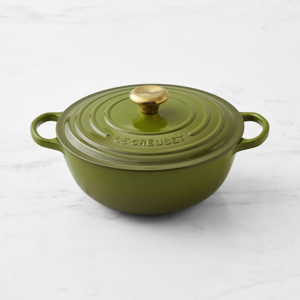 Le Creuset Signature Enameled Cast Iron Soup Pot, 4 1/2-Qt. - 4 1/2-Qt., Olive