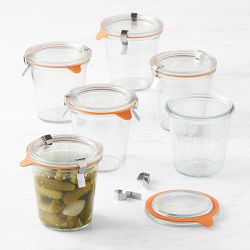 Weck Mold Jar, 9.8 Oz, Set of 6