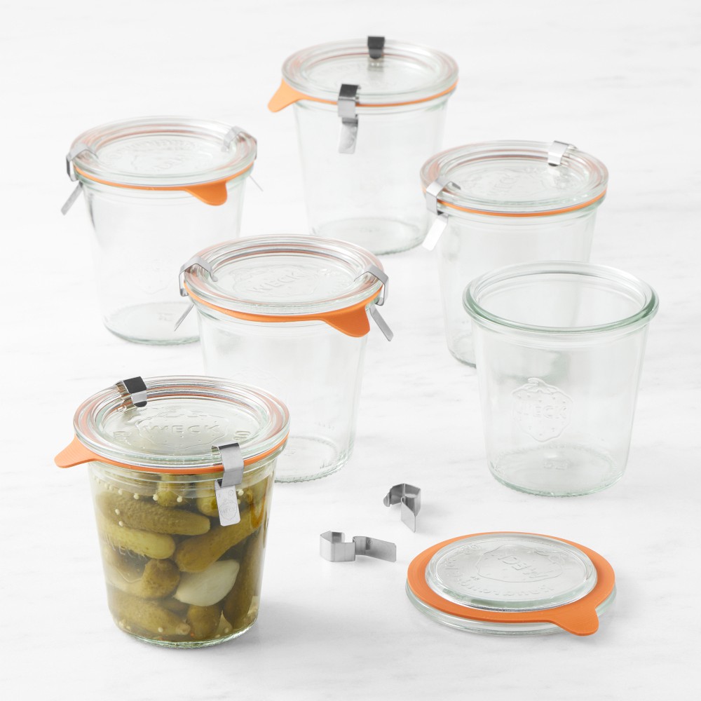 Weck Mold Jar, 9.8 oz, Set of 6 - 9.8 Oz, Set of 6