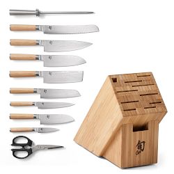 Shun Classic Blonde Knife Block, Set of 11