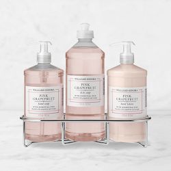 Williams Sonoma Pink Grapefruit Hand Soap, Dish Soap & Lotion 4-Piece Kitchen Set, Classic