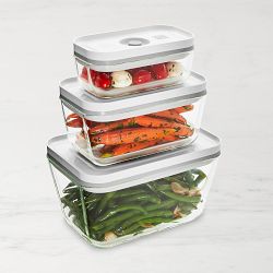 Zwilling Fresh & Save 3-Piece Glass Food Storage Container, Meal Prep Containers