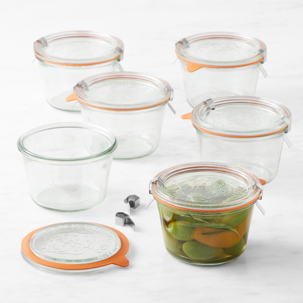 Weck Mold Jars, 12.5 oz, Set of 6 - 12.5oz, Set of 6