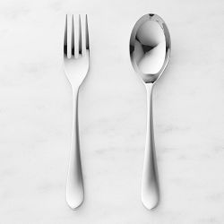 Robert Welch Flute 2-Piece Serving Set, Mirror
