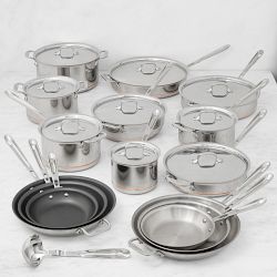 All-Clad Copper Core® Mixed Material 25-Piece Cookware Set