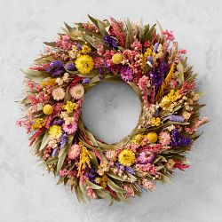 Brilliant Summer Live Wreath | Williams Sonoma