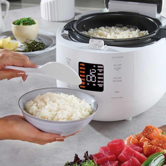 Cuckoo Heating Pressure Rice Cooker, 6-Cup | Williams Sonoma