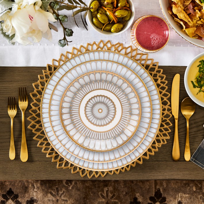 Deshoulieres Arcade Gris Dinnerware Collection | Williams Sonoma