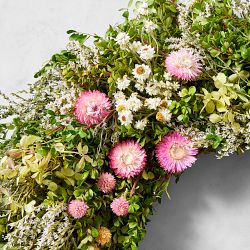 Famille Rose Live Wreath