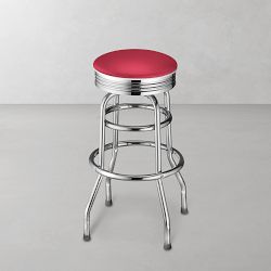 Upholstered Diner Stool