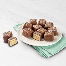 Bissinger's Chocolate Vanilla Cake Petit Fours